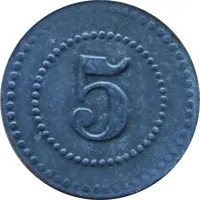 5 Pfennig - Lintfort Steinkohlenbergwerk Friedrich Heinrich