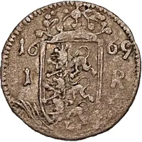 1 Rundstück - Carl XI With ribbon