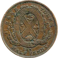 1/2 Penny / 1 Sou Bank of Montreal
