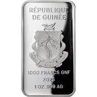 1000 Francs Guinéens Grace Kelly