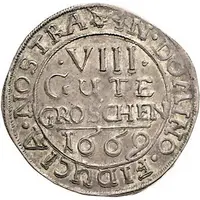 8 Gute Groschen - John George II, Victor Amadeus, William, Charles William and Emanuel Lebrecht