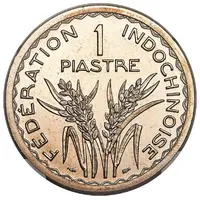 1 Piastre Piedfort Pattern