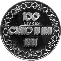 100 Livres - Casino Du Liban