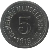 5 Pfennig - Meuselbach