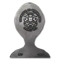 1000 Francs CFA Roswell UFO Incident 1947- 2017 Irregular coin