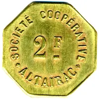 2 Francs - Société Coopérative Altayrac