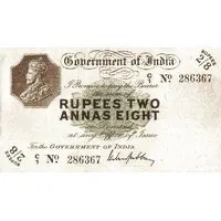 2 Rupees 8 Annas 2.5 Rupees