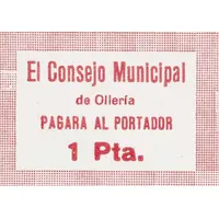 1 Peseta Ollería