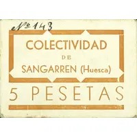 5 Pesetas Sangarrén