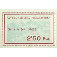 2.50 Pesetas Velilla de Ebro