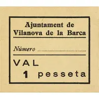 1 Peseta Vilanova de la Barca