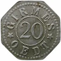 20 Pfennig - Oedt Girmes