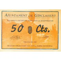 50 Céntimos Gisclareny