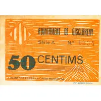 50 Céntimos Gisclareny