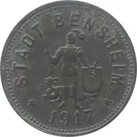 50 Pfennig - Bensheim