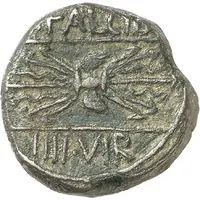 Semis - Publius Falcidius P FALCIDI IIII VIR