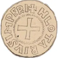 Denier - Lothair I Palace