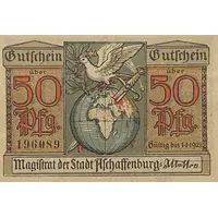 50 Pfennigs with date