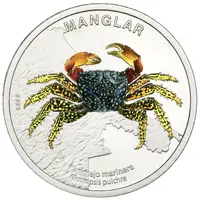 50 Colones Marine crab, colorized