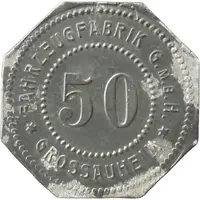 50 Pfennigs - Grossauheim Fahrzeugfabrik