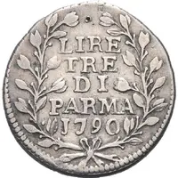 3 Lire - Ferdinando di Borbone