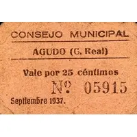 25 Céntimos Agudo