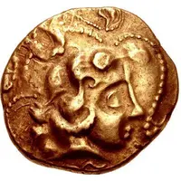 Gold Stater with hippocampus