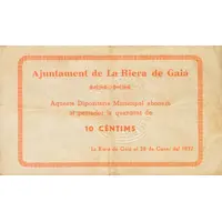10 Céntimos La Riera de Gaià