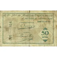 50 Céntimos Alcudia de Crespins
