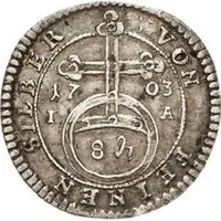 8 Pfennig - Christian
