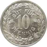 10 Pfennig - Pforzheim B.H. Mayers Hof-Kunst-Präge Anstalt