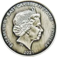 1 Dollar - Elizabeth II The Viking Warrior