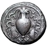 Silver 20 Asses Amphora / Octopus series