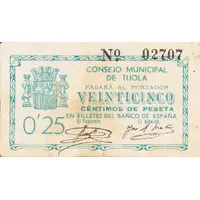 25 Céntimos Tíjola