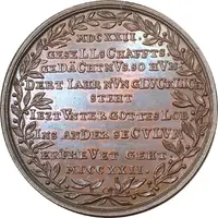 Medal - 100th anniversary of the Wednesday-shooting-society Mitwochsschiess-Gesellschaft, Nürnberg