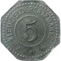 5 Pfennigs - Mülhausen im Elsass Jäger Kantine