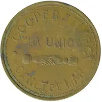 25 Pesetas - Cooperativa La Unió