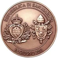 Medal - Pastoral visit of his Holiness Benedetto XVI