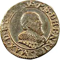Double Tournois - Maximilien I 3rd type