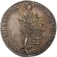 Silver Ducat Late type, privy mark obverse