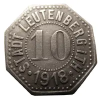 10 Pfennig - Leutenberg in Thüringen