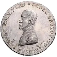 1 Thaler - Bernhard Erich Freund Death