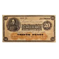 20 Pesos Banco del Norte