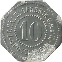 10 Pfennigs - Grossauheim Fahrzeugfabrik