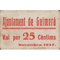 25 Céntimos Guimerà