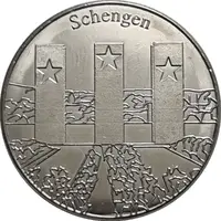 Medal - Schengen, Three Steel Monument Luxembourg Heritage Collectors Coin