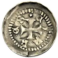 Denier - Frederick III Sierck, mounted knight