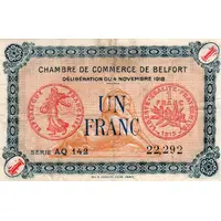 1 Franc - Chambre de Commerce de Belfort 90
