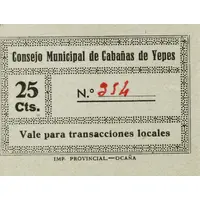 25 Céntimos Cabañas de Yepes