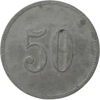 50 Pfennig - Münsingen Kommandantur des Gefangenen Lagers